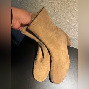 a new day Tan Ankle Booties
